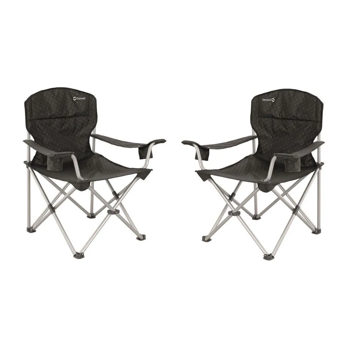 2x Outwell Catamarca XL Folding Chair Black