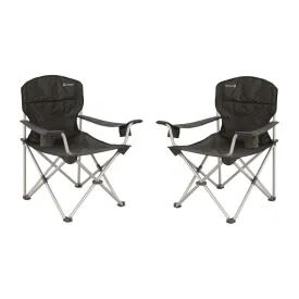 2x Outwell Catamarca XL Folding Chair Black