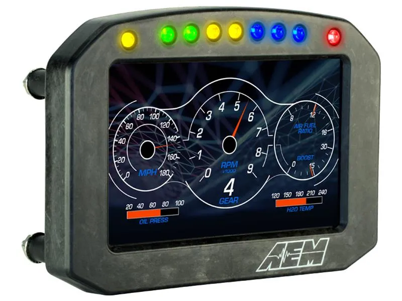 AEM Electronics CD-5 Carbon Digital Racing Dash Displays 30-5602F