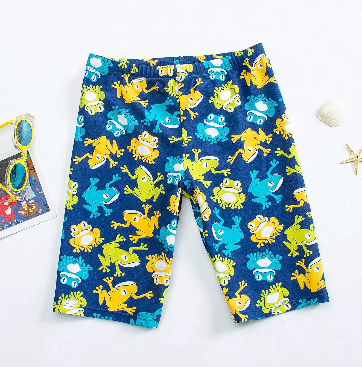 Aivtalk Boys Swim Jammers Youth Swim Team Swimsuit Swimming Trunk Quick Dry UPF 50  Athletic Swim Shorts 4-12T