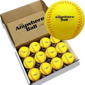 Baseball/Softball Foam Training Ball (12 Pack)
