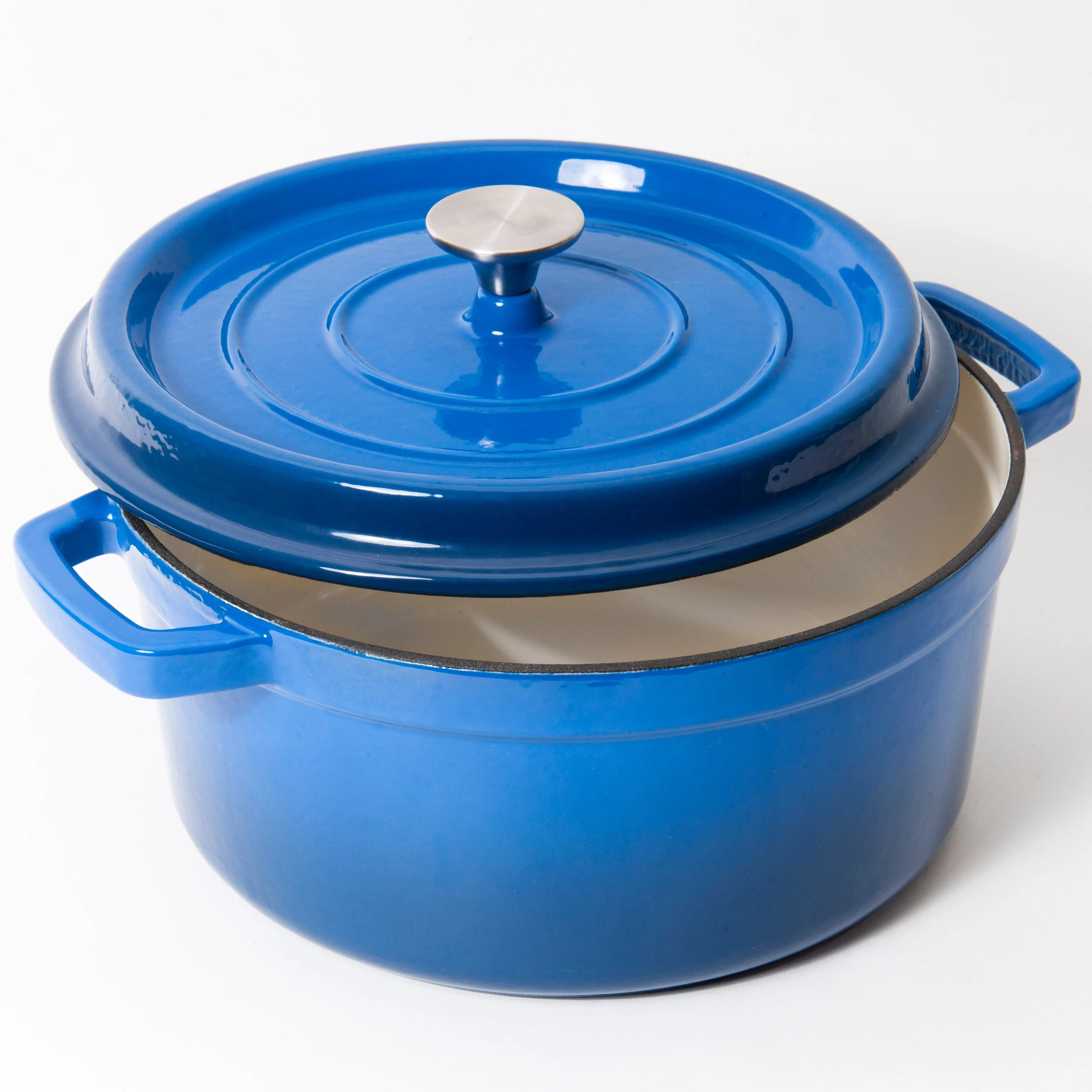 Blue Nardelli Enameled Cast Iron Dutch Oven - 5 Quart