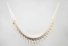 Boho Natural Cotton Hammock With Tassels