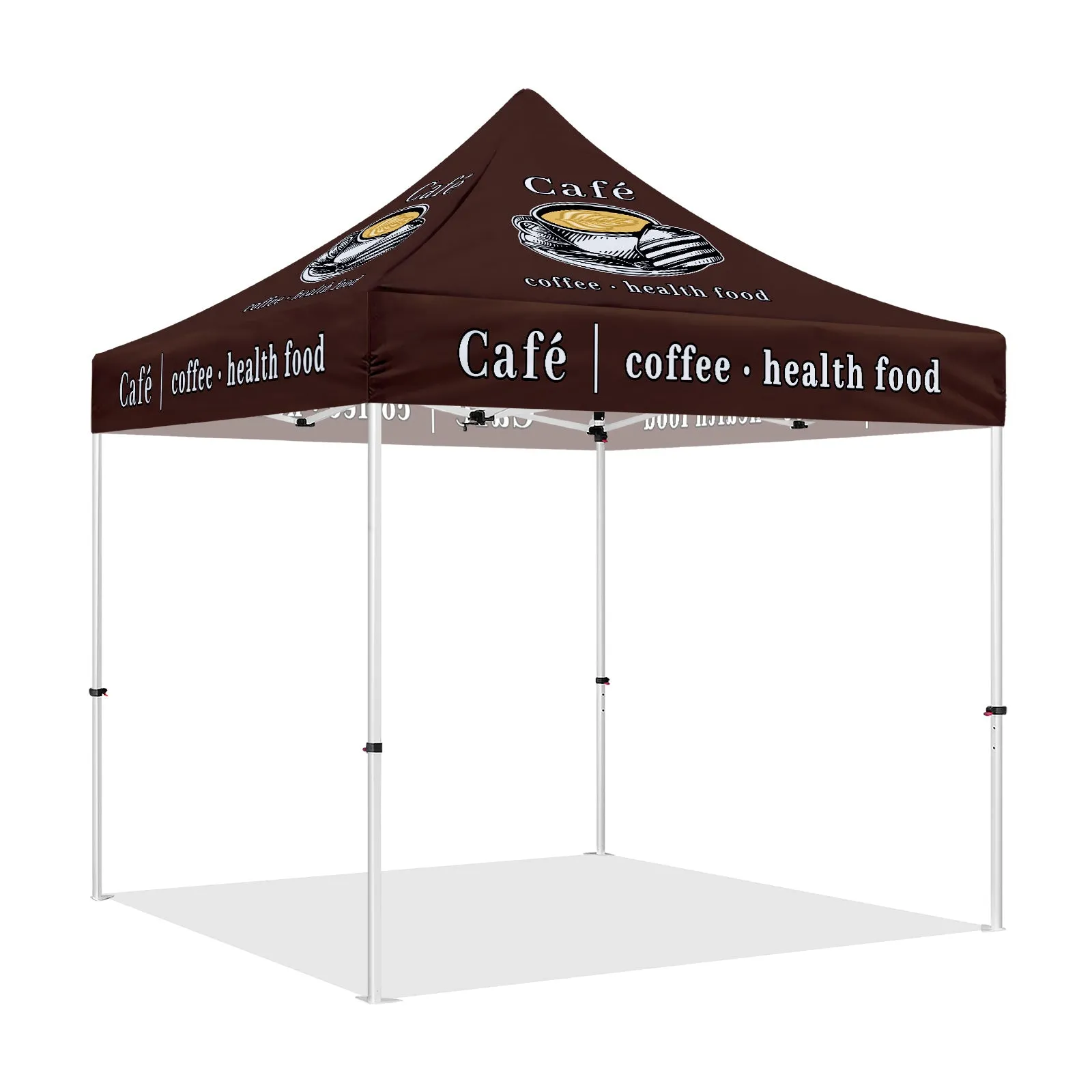 Coffee Canopy-10x10 Pop Up Tents and Canopies for Coffee and Food Outdoor Catering