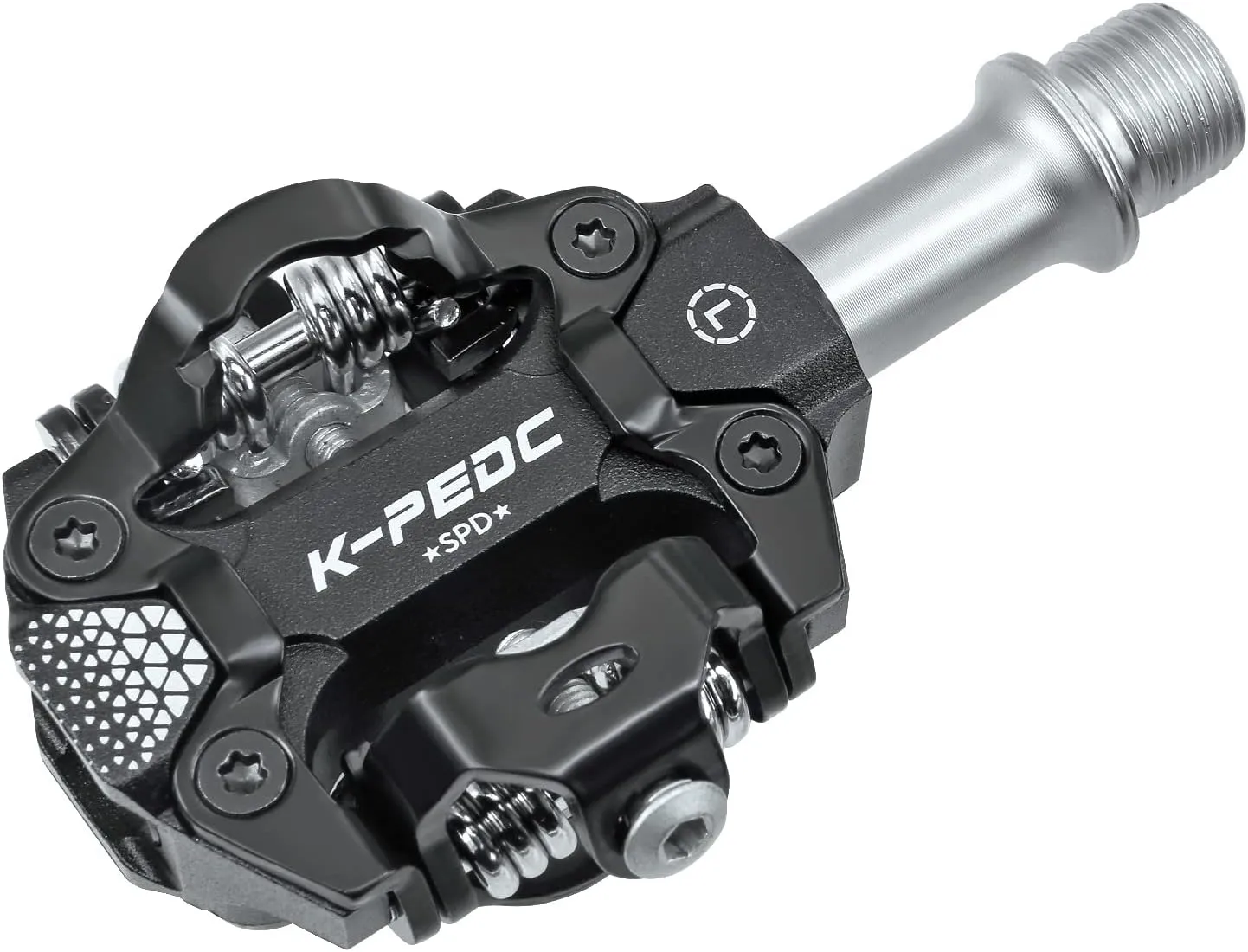 Compatible Clipless MTB Mountain Bike Pedal Dual Sided Lightweight Aluminum 9/16 Platform Bicycle Pedals with Cleats for Road