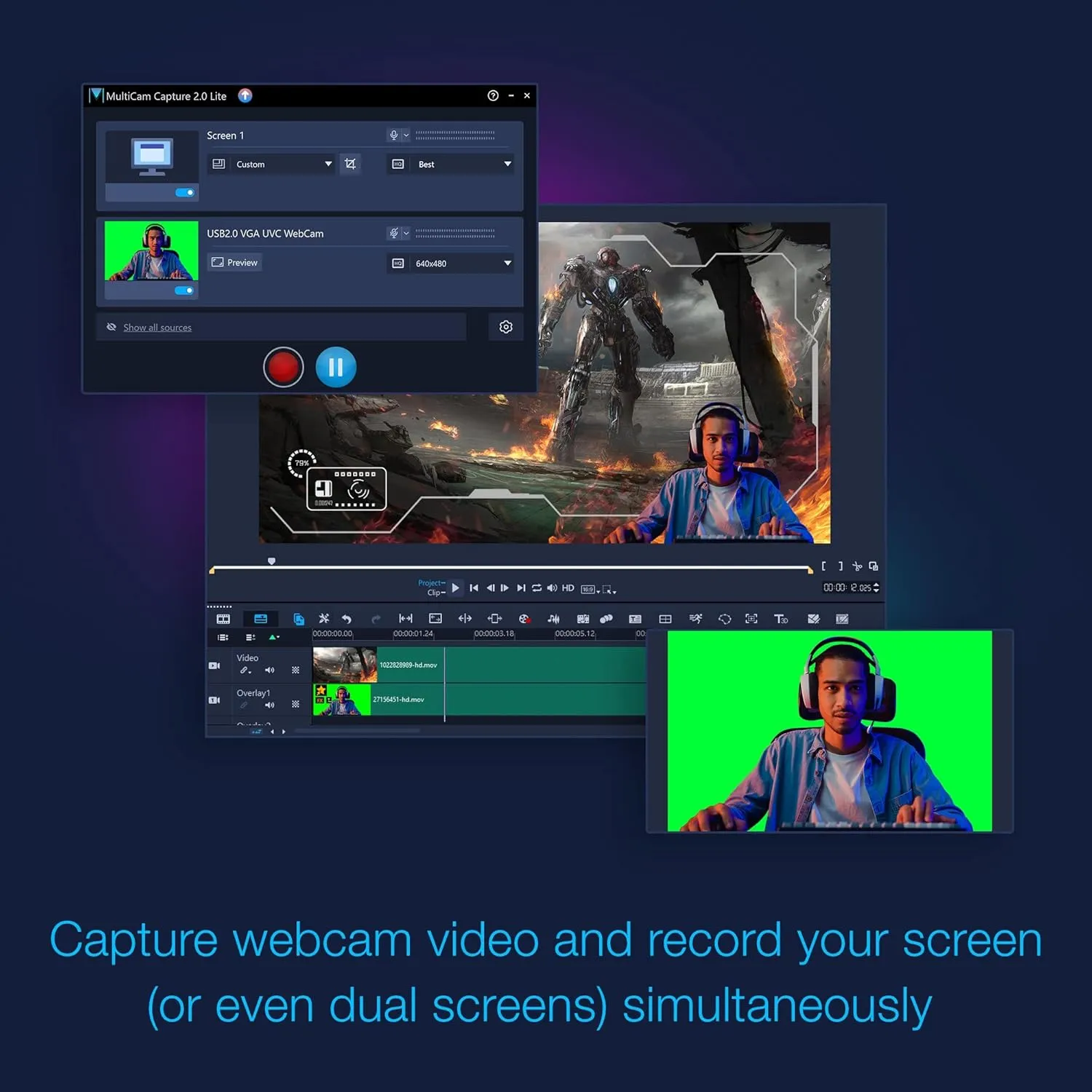 Corel VideoStudio Ultimate 2023 | Video Editing Software with Premium Effects Collection | Slideshow Maker, Screen Recorder, DVD Burner [PC Key Card]