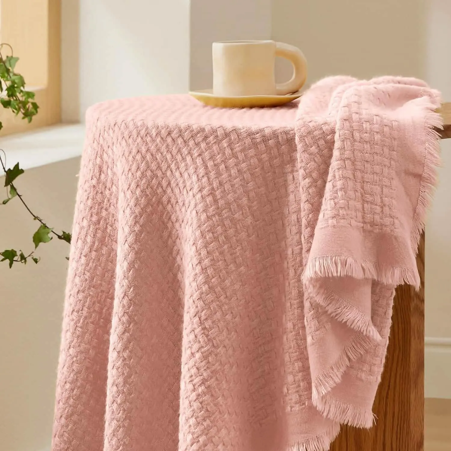 Decorative Woven Throw Blanket