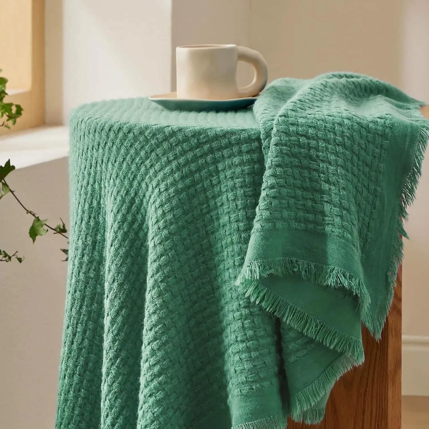 Decorative Woven Throw Blanket
