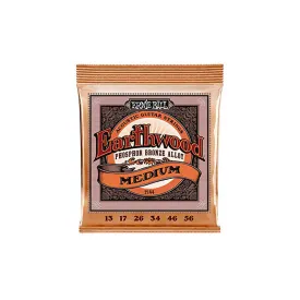Ernie Ball 2144 Medium Earthwood Phosophor Bronze Acoustic Guitar Strings - .013-.056