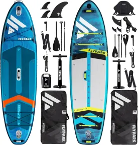 Fishing & Family Bundles10'8"/11'x35'' Extra Wide Inflatable SUP, 10'8" Fishing Stand Up Paddle Board   11 Family SUP Board, Double Accessories 116L Backpack, Shoulder Strap, 2-Action Pump