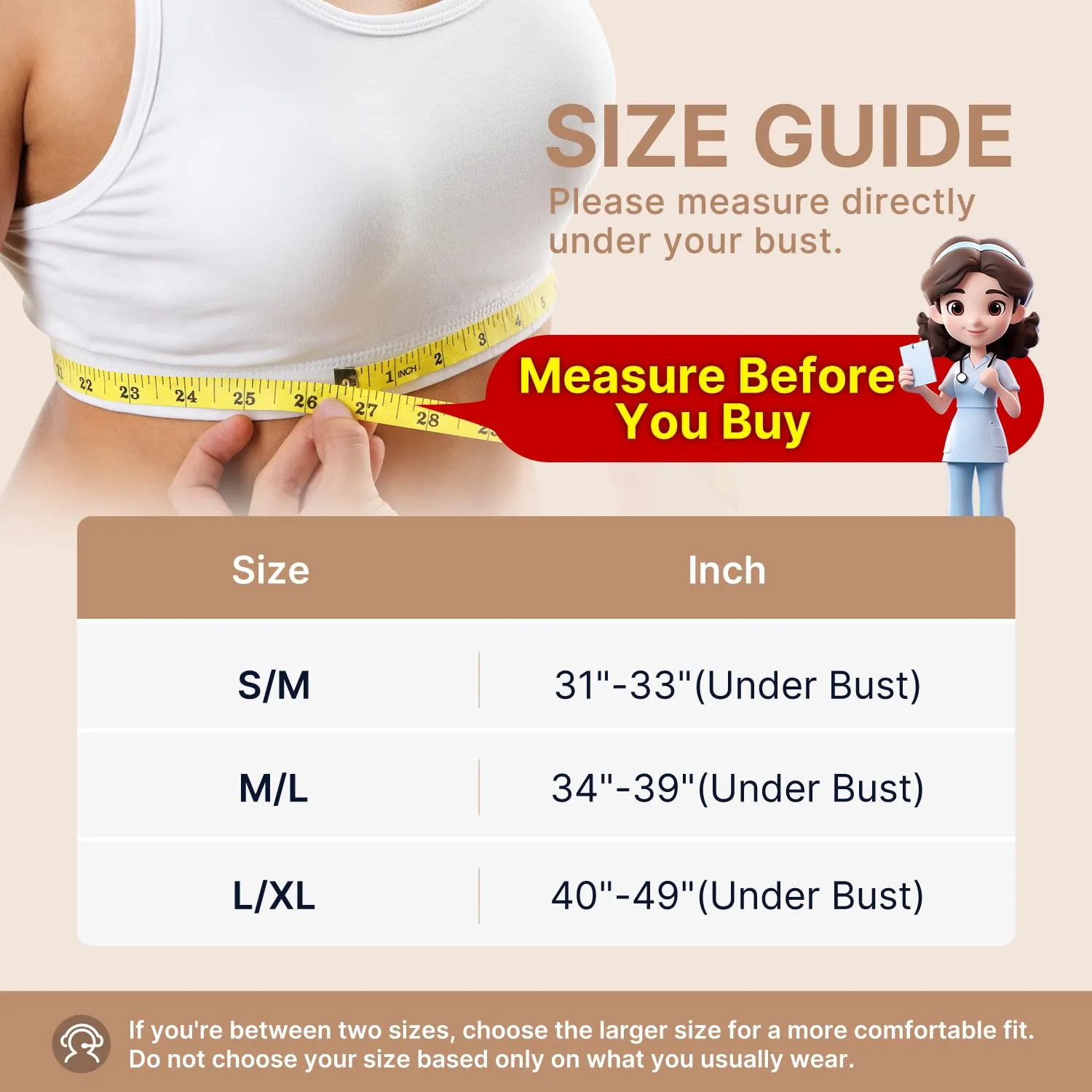 Fit Geno Posture Corrector for Women Invisilite: Invisible Lightweight Back Brace for Neck Shoulder & Upper Back Pain Relief - Improve Posture Correct Hunchback Slouching Under Clothes Large