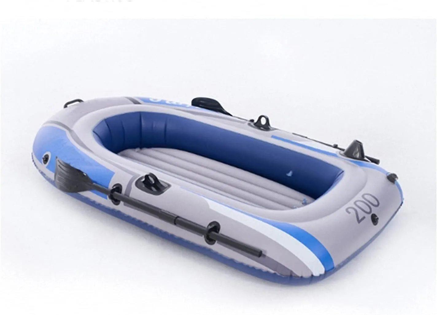 Foldable Inflatable Boat Series, Raft Inflatable Kayak, Fishing Boat Rubber Boat, Adult and Children's Paddle Boat(Size:198CM*122CM)