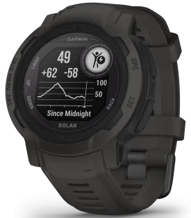 GRM Watch Instinct 2 Solar GPS Graphite Smartwatch