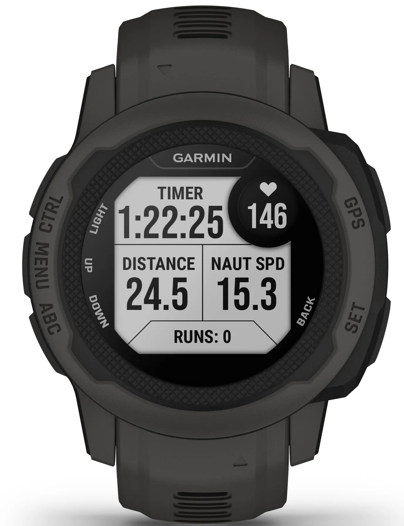 GRM Watch Instinct 2S GPS Graphite Smartwatch