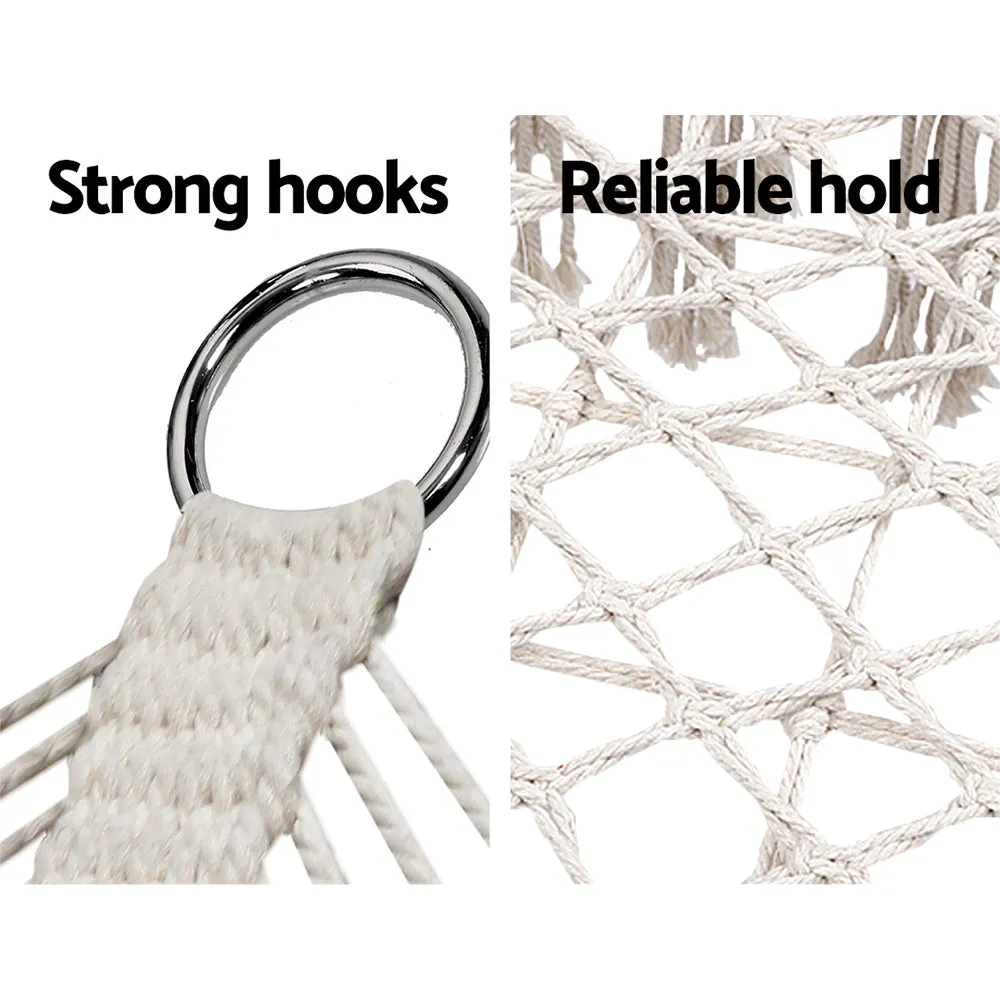 Handmade 2-Person Hammock Chair, Indoor/Outdoor - Gardeon