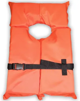 Hardcore Coast Guard Approved Life Jackets. Type II Keyhole Life Vest in Classic May West Style. Compliance Life Vests and Flotation Device. Adult or Youth Size.