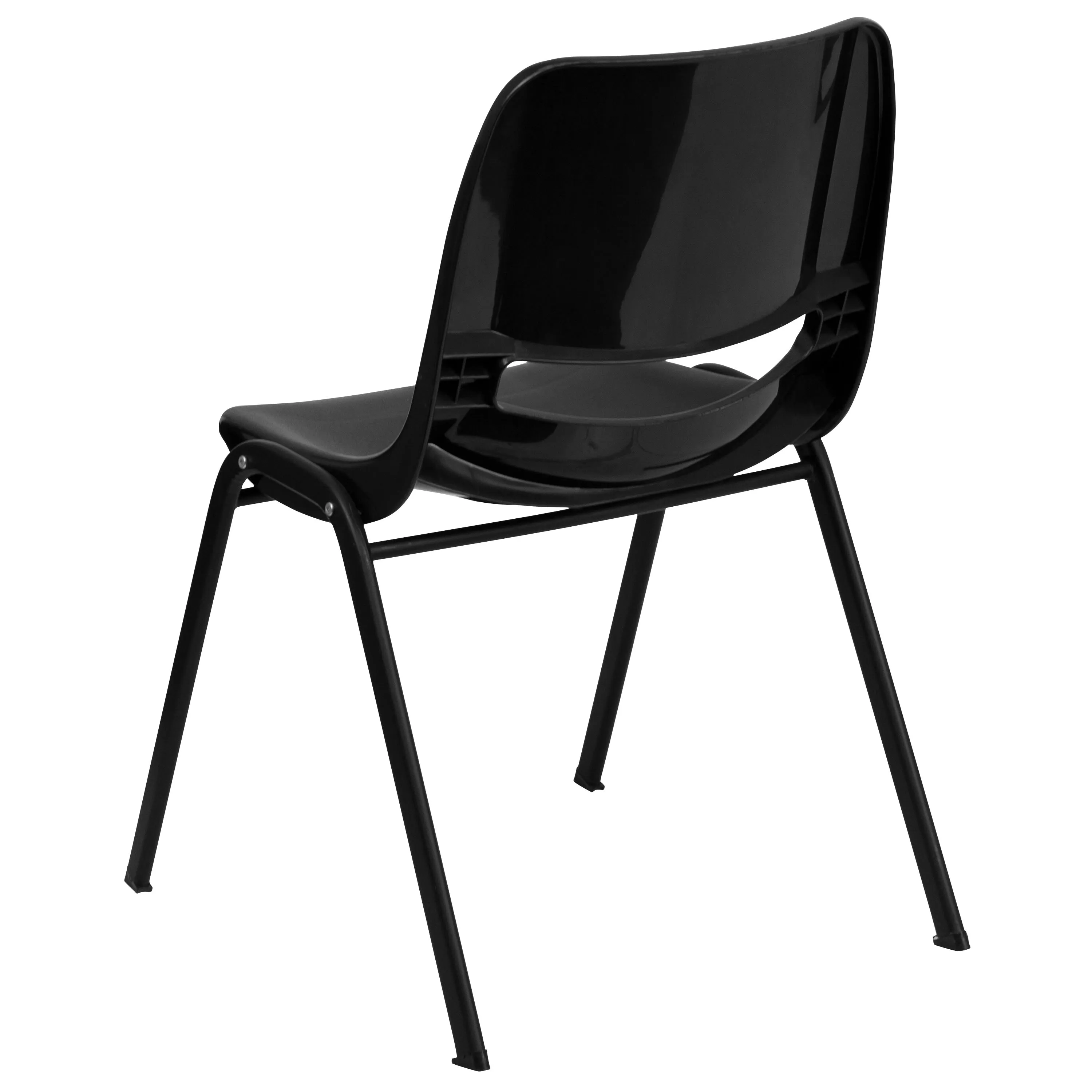 HERCULES Series 880 lb. Capacity Ergonomic Shell Stack Chair with Metal Frame