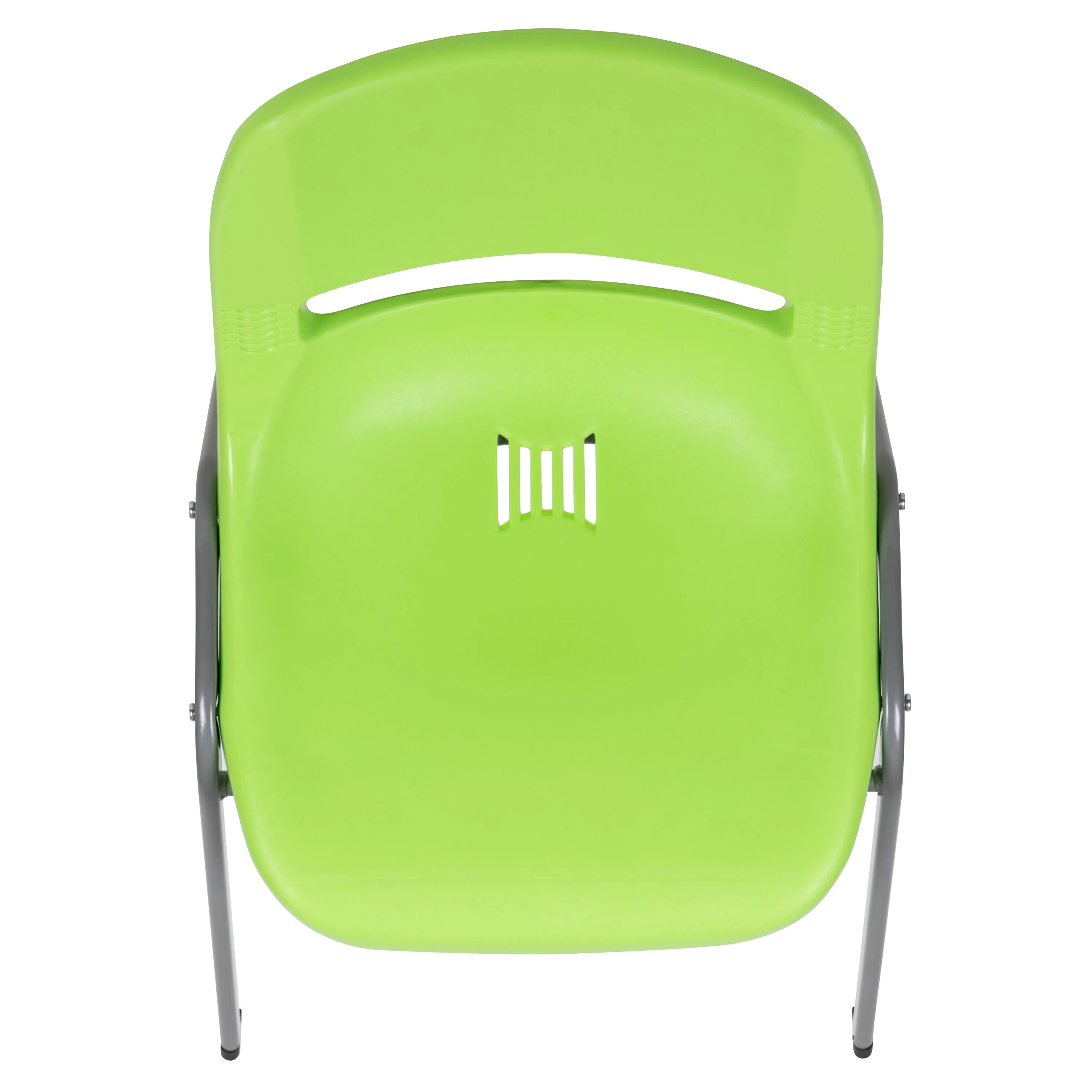 HERCULES Series 880 lb. Capacity Ergonomic Shell Stack Chair with Metal Frame