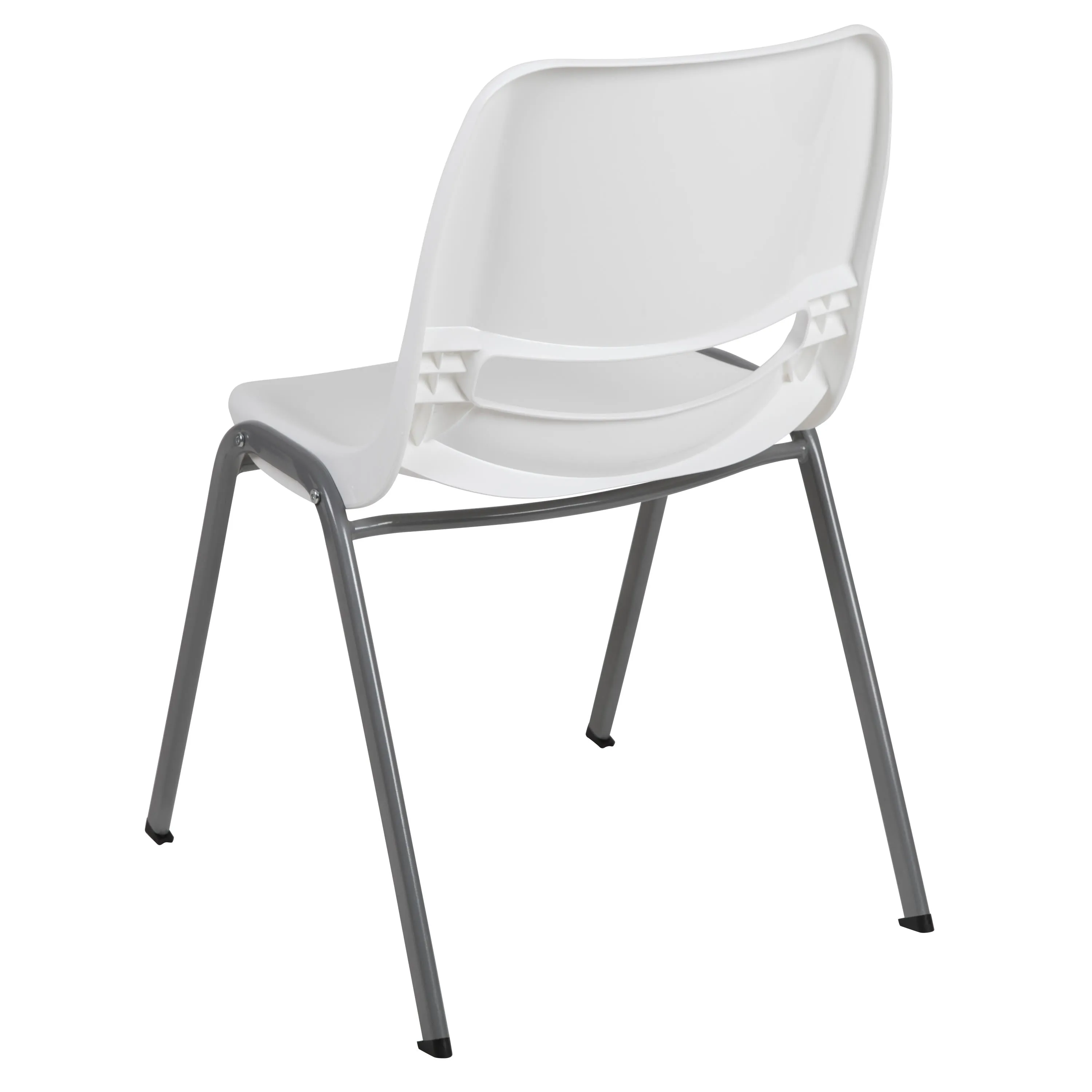 HERCULES Series 880 lb. Capacity Ergonomic Shell Stack Chair with Metal Frame