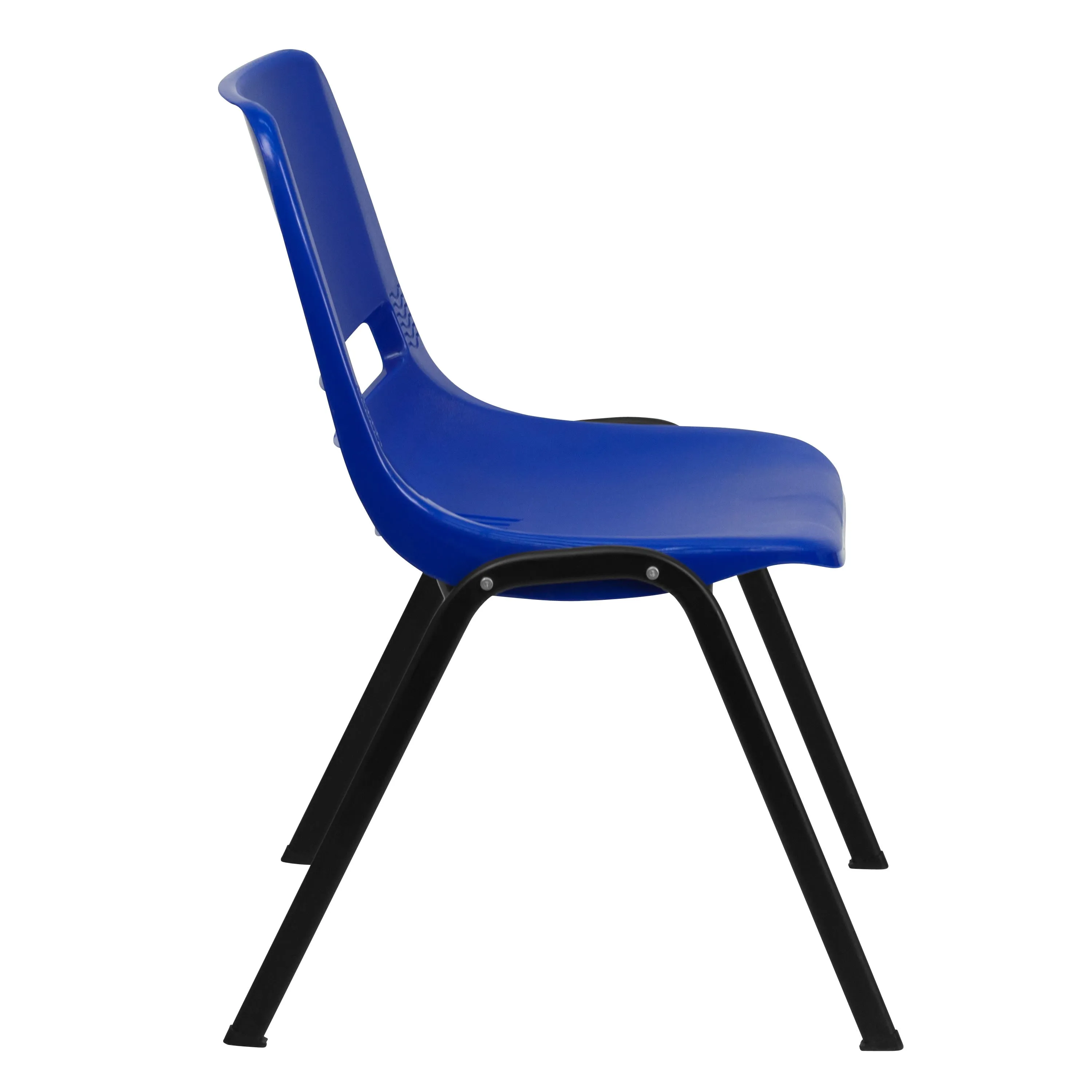 HERCULES Series 880 lb. Capacity Ergonomic Shell Stack Chair with Metal Frame