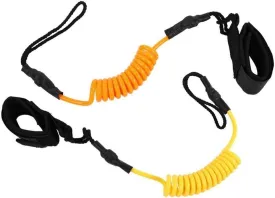Inflatable Paddle Boards Surfing Leash Rope Boat Safety Paddle Stand Up Paddle Surfing Leash Safety Hand Rope for Surfboard Surfing Accessories Vacation Must Haves (Color : Yellow L)