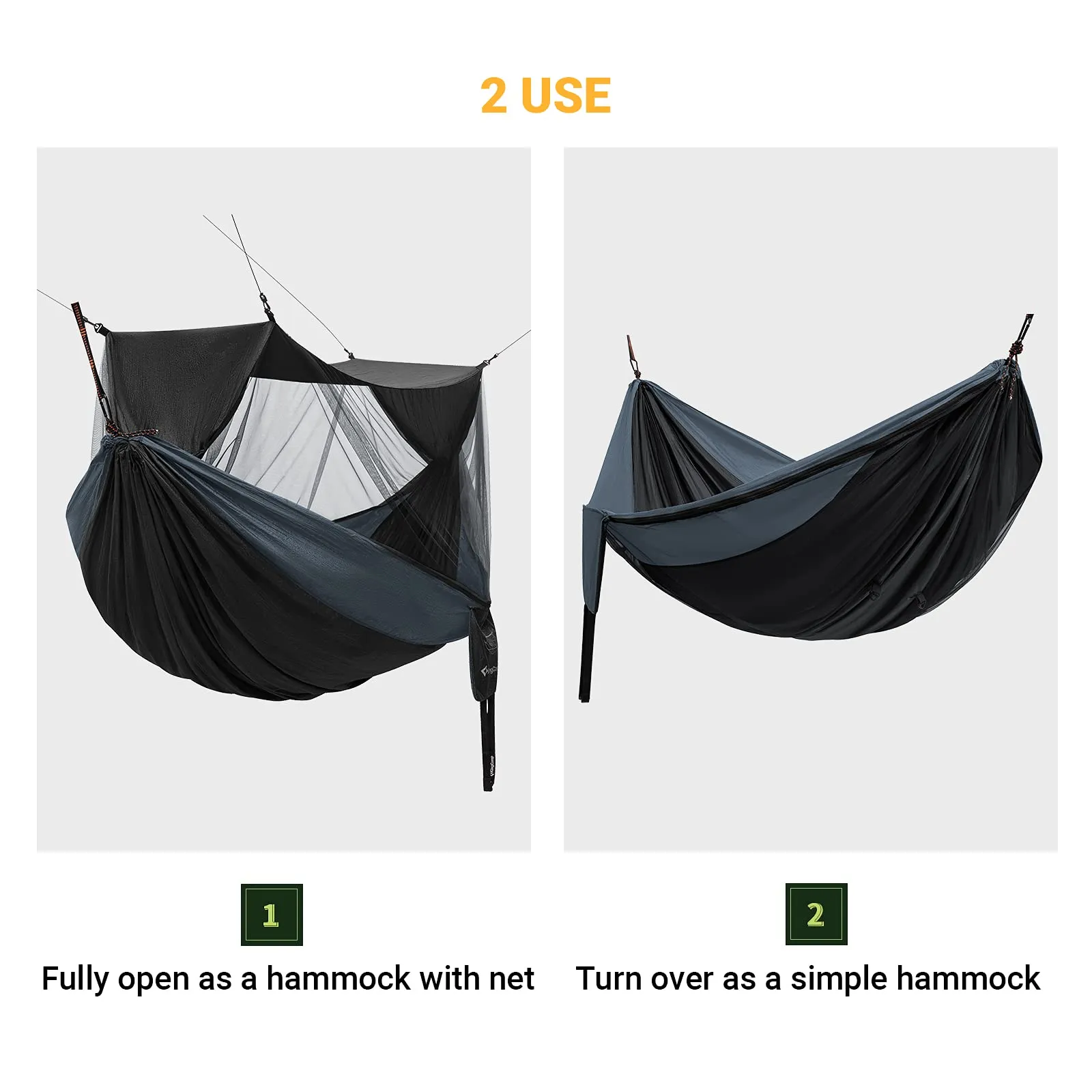 KingCamp Double nylon mosquito net hammock