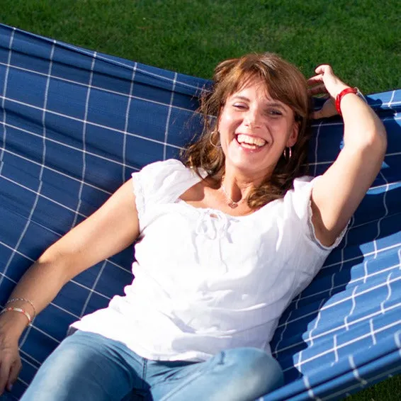 LA SIESTA Brisa Double Classic Swing Hammock with Wooden Stand (W 160 cm)