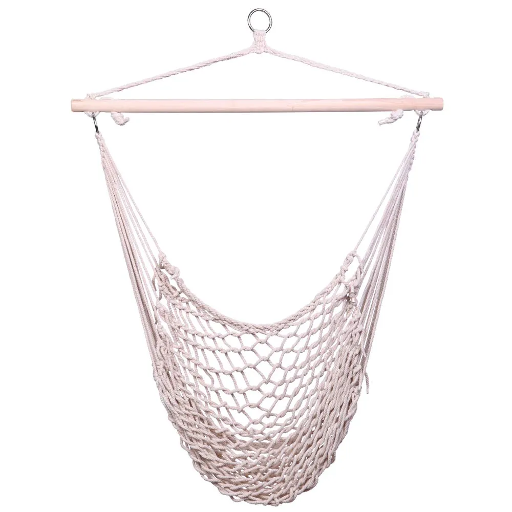 Large Cotton Rope Hanging Chair Swing Seat - Firlar