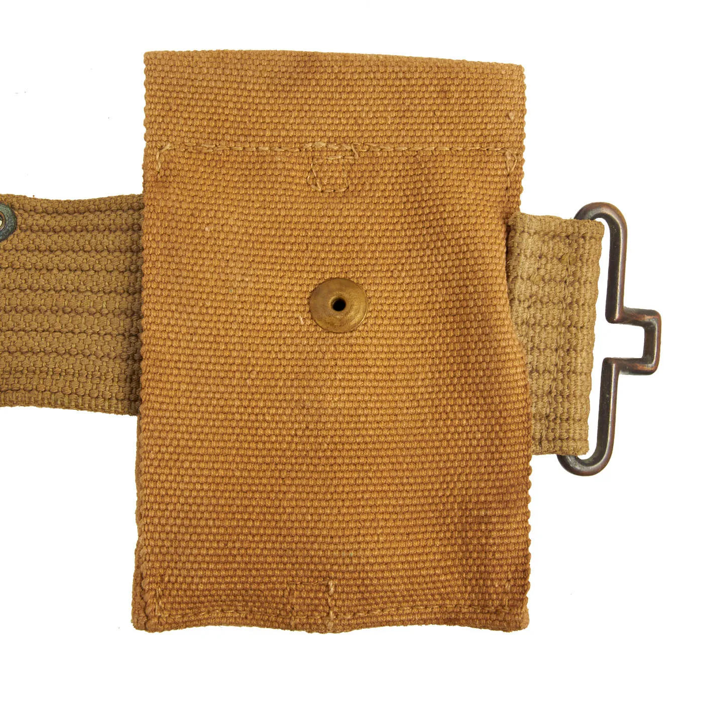 Original U.S. Early WWII Officer’s M1936 Pistol Belt, M1911 Holster, WWI Magazine Pouch & 1942 Dated M-1910 First Aid Pouch with Carlisle Bandage