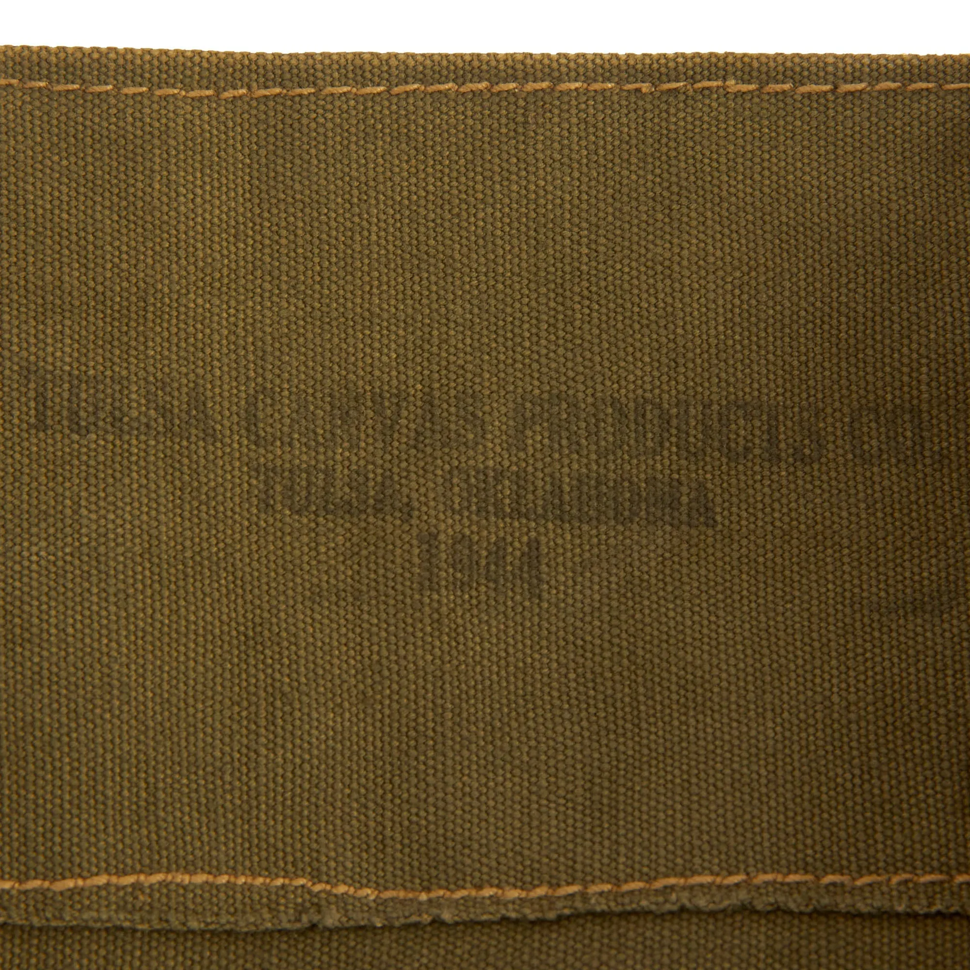 Original U.S. WWI and WWII M-1923 Cartridge Belt Rig With Canteen Lot Featuring WWI M1909 Revolver Holster, M1916 Holster and Named / Painted Sea Bag - 5 Items
