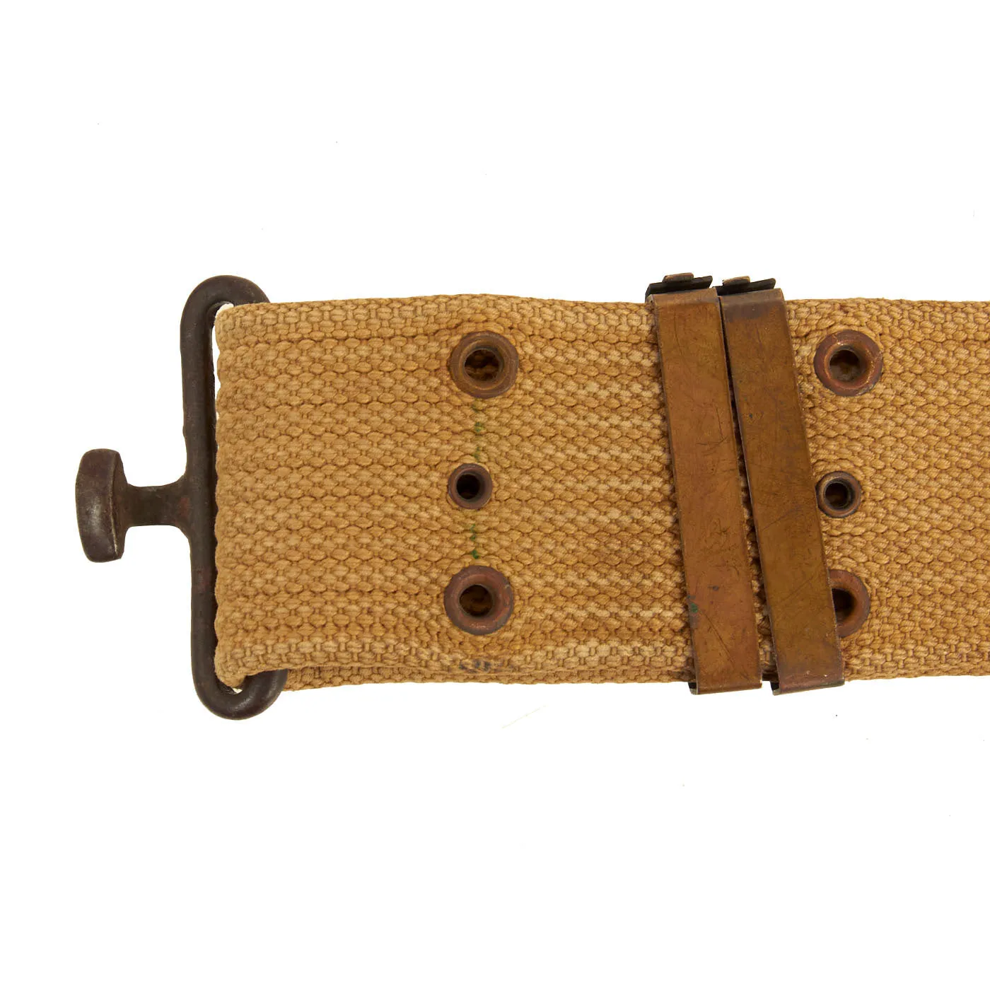 Original U.S. WWII Officer M1936 Pistol Belt, M1911 Holster and WWI Magazine Pouch