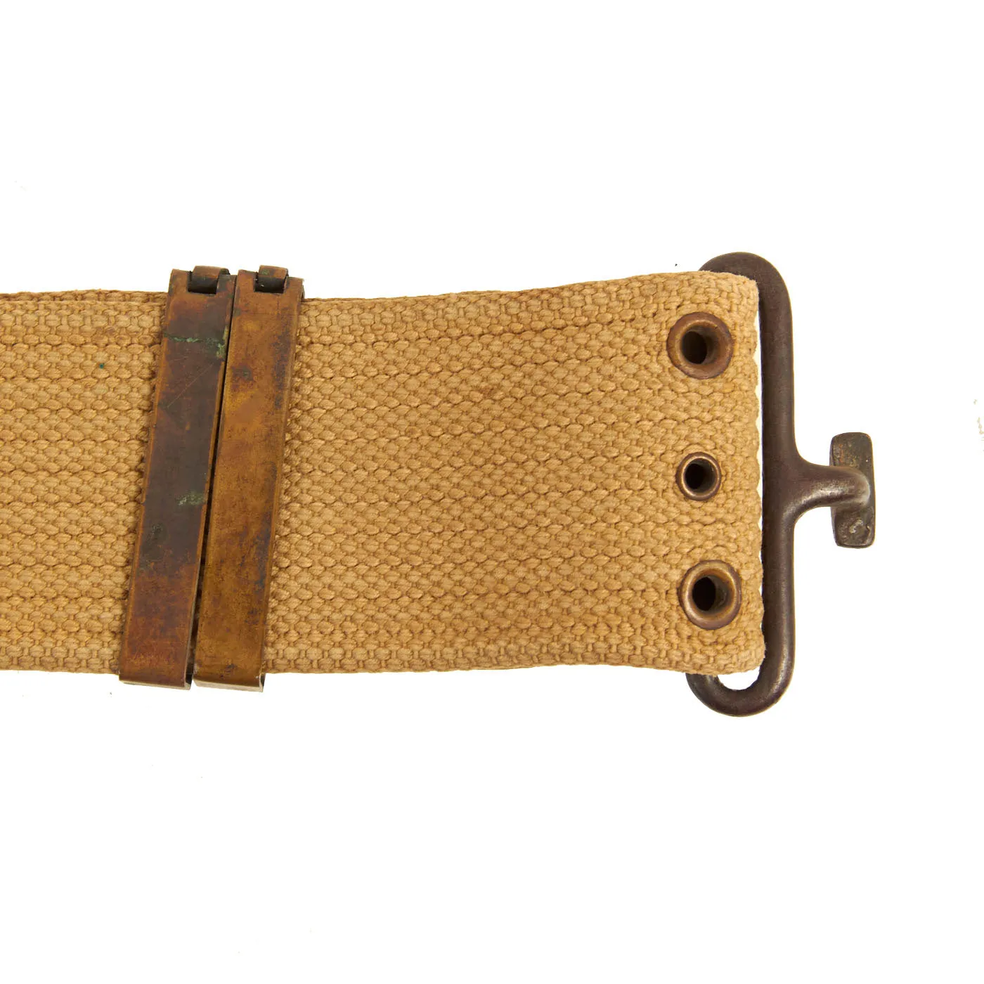 Original U.S. WWII Officer M1936 Pistol Belt, M1911 Holster and WWI Magazine Pouch