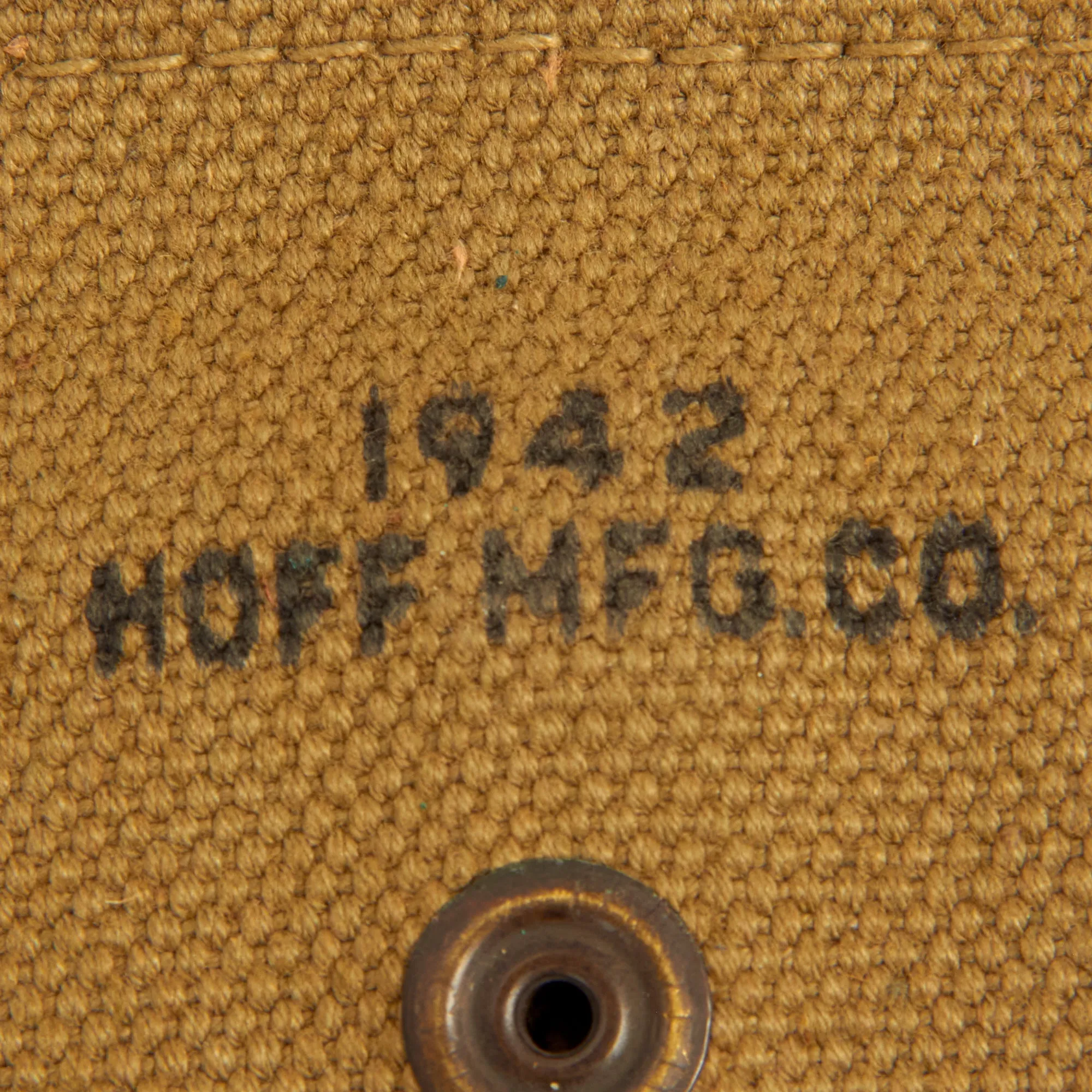 Original U.S. WWII Officer M1936 Pistol Belt, M1911 Holster by Rare Maker, Magazine Pouch, British Made First Aid Pouch WITH Box & Bandage and M1910 Canteen Set