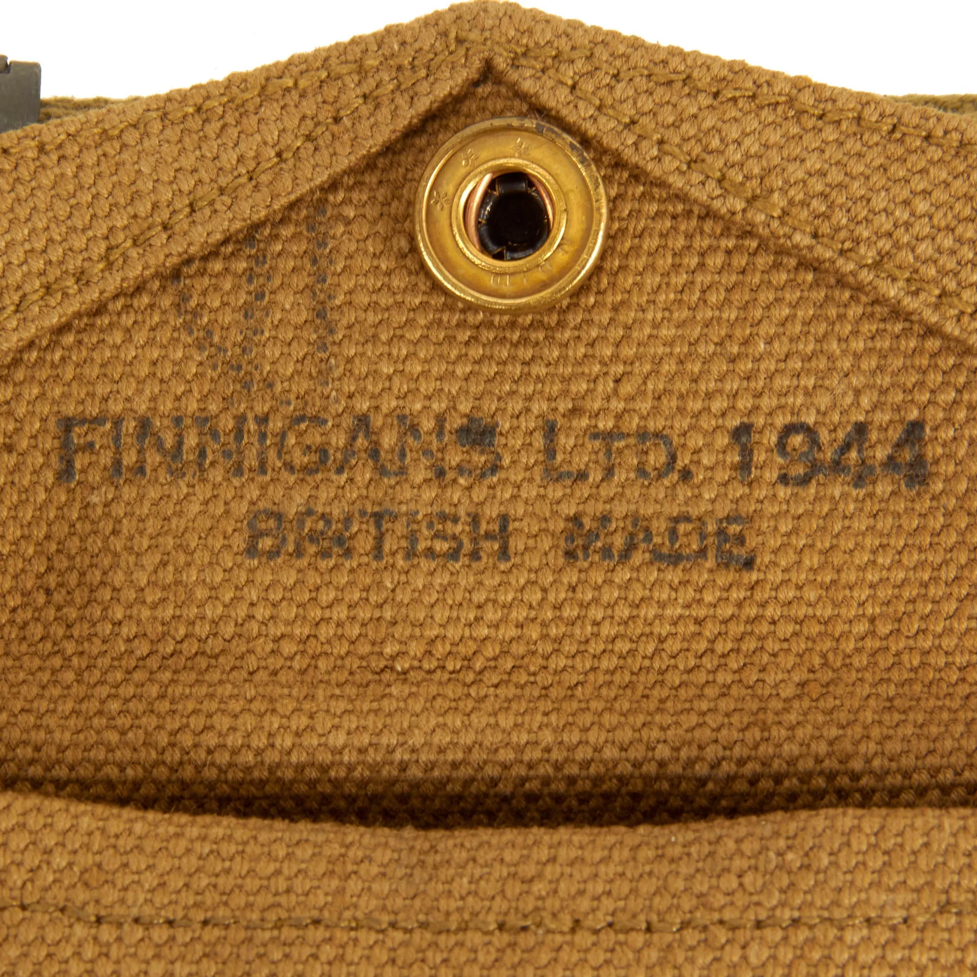 Original U.S. WWII Officer M1936 Pistol Belt, M1911 Holster by Rare Maker, Magazine Pouch, British Made First Aid Pouch WITH Box & Bandage and M1910 Canteen Set