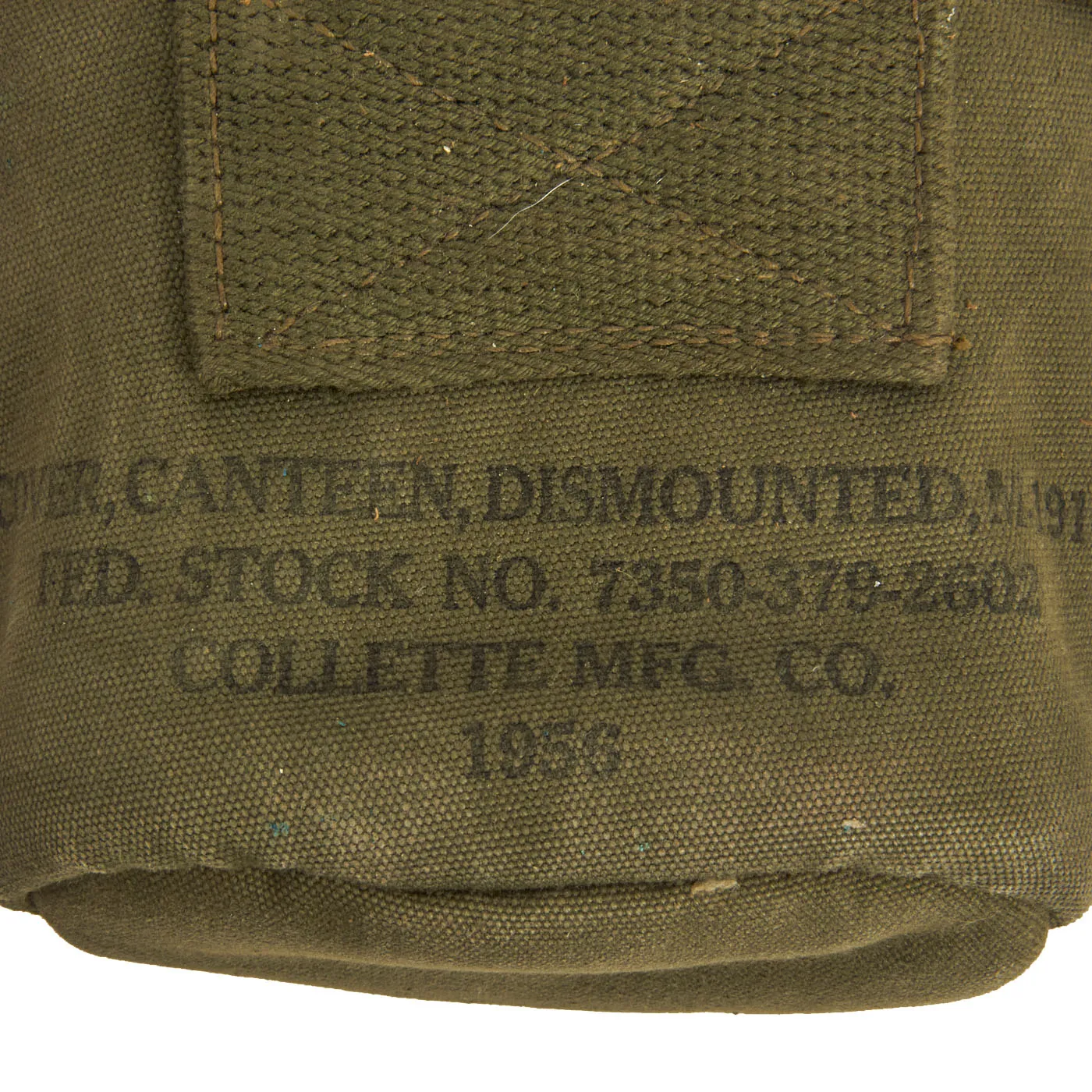 Original U.S. WWII Officer M1936 Pistol Belt, M1911 Holster, Magazine Pouch & Canteen Pouch With Canteen and Cup