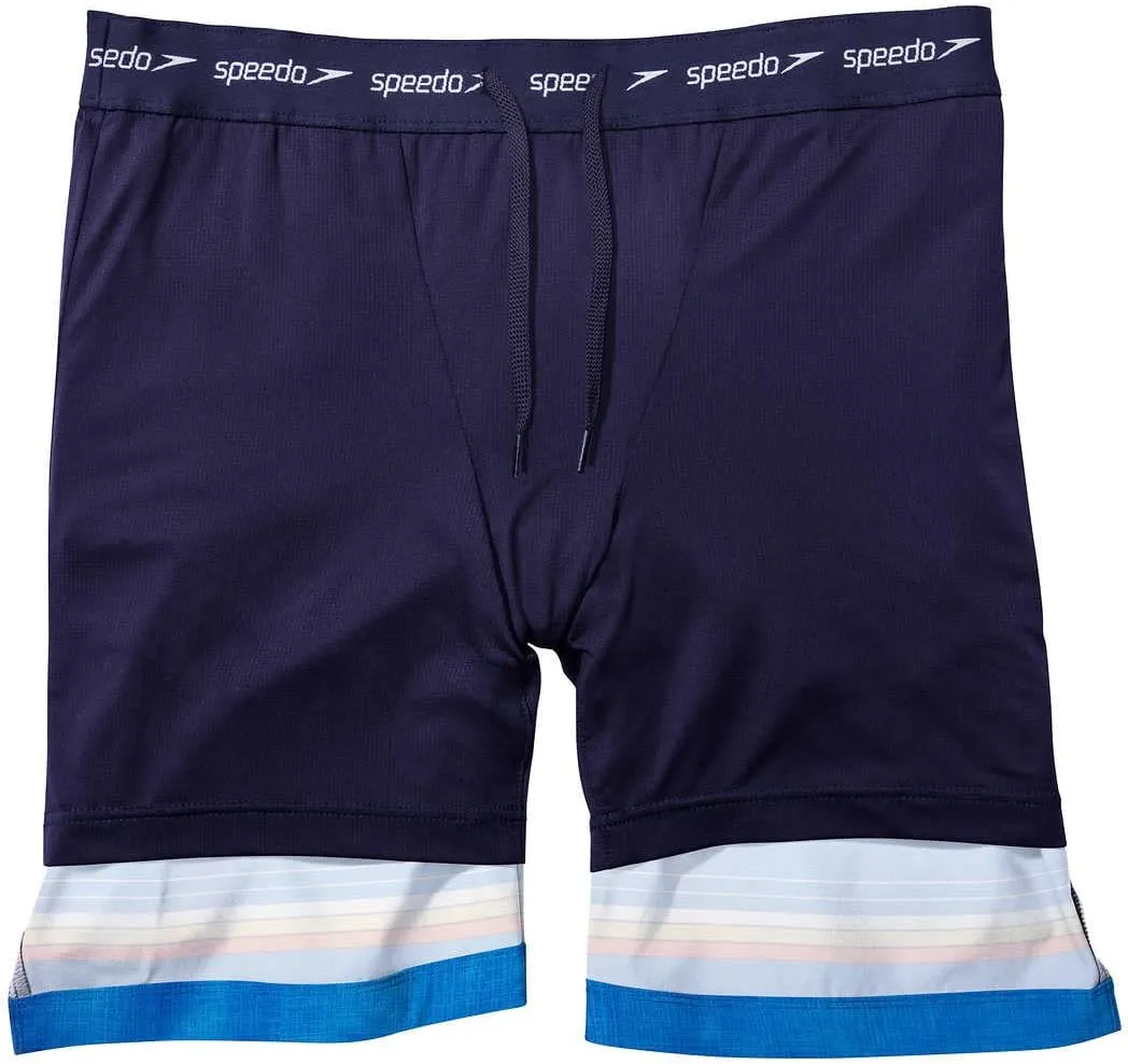 Speedo Men's Swim Trunk Knee Length Tech Volley