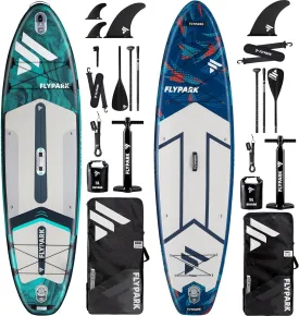 Standard&Family Bundles11'x34 & 11'x35 Inflatable Stand Up Paddle Boards, All Accessories 2, 116L Backpack, Shoulder Strap, 2-Action Pump