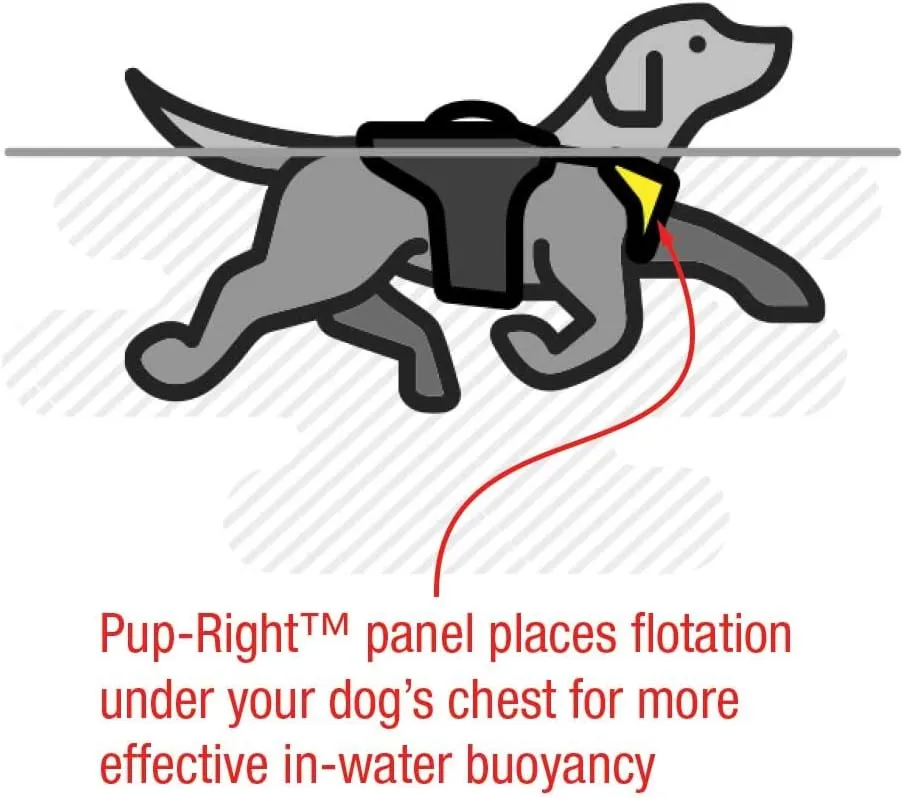 Stohlquist Pup Float Dog Lifejacket (PFD)-Blue-2XS