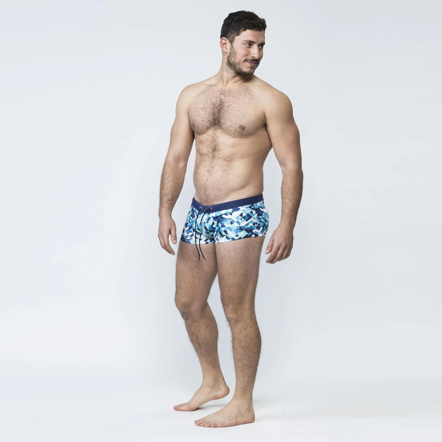 Taddlee Sexy Swimwear Men's Swimsuits Swim Boxer Briefs Square Cut Bathing Suits