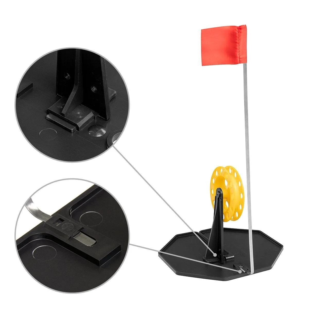 Tip-up Pop-Up Integrated Hole-Cover Easy to Clip