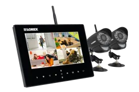 Wireless Home Camera System with 2 Outdoor Cameras